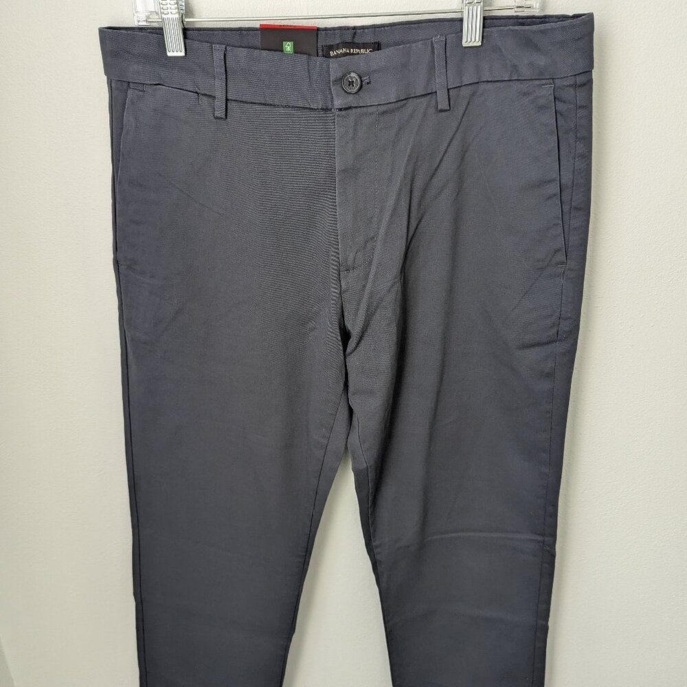 NWT Banana Republic Navy Chino Pants, 34x32 - Picture 2 of 5
